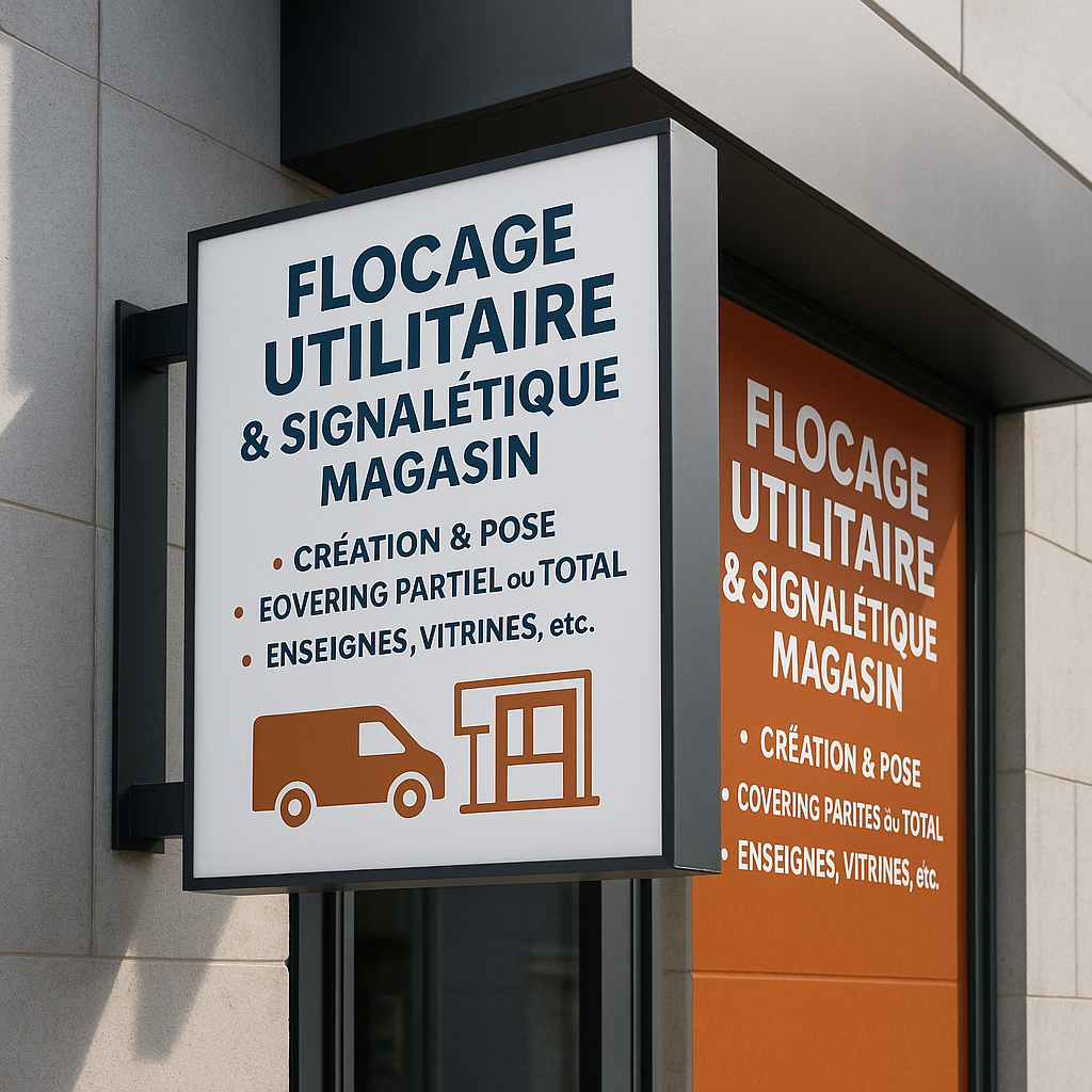 Enseigne magasin