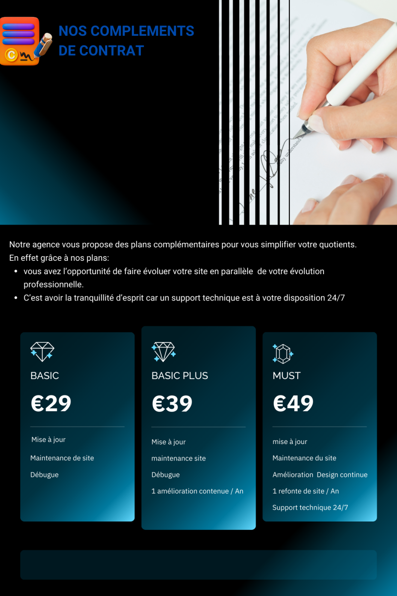 Plan complémentaire